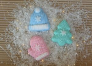 Σαπούνι γλυκερίνης σκουφάκι, γάντι και δέντρο