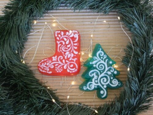 Σαπούνι ''Χριστουγεννιάτικο δέντρο 2'' και ''Χριστουγεννιάτικη μπότα ''